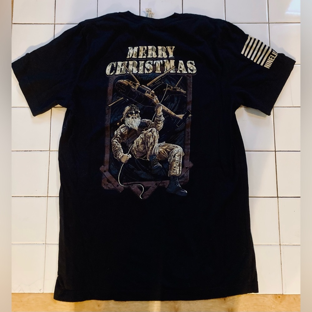Limited Edition Nine Line Tactical Santa “Merry Christmas” TShirt